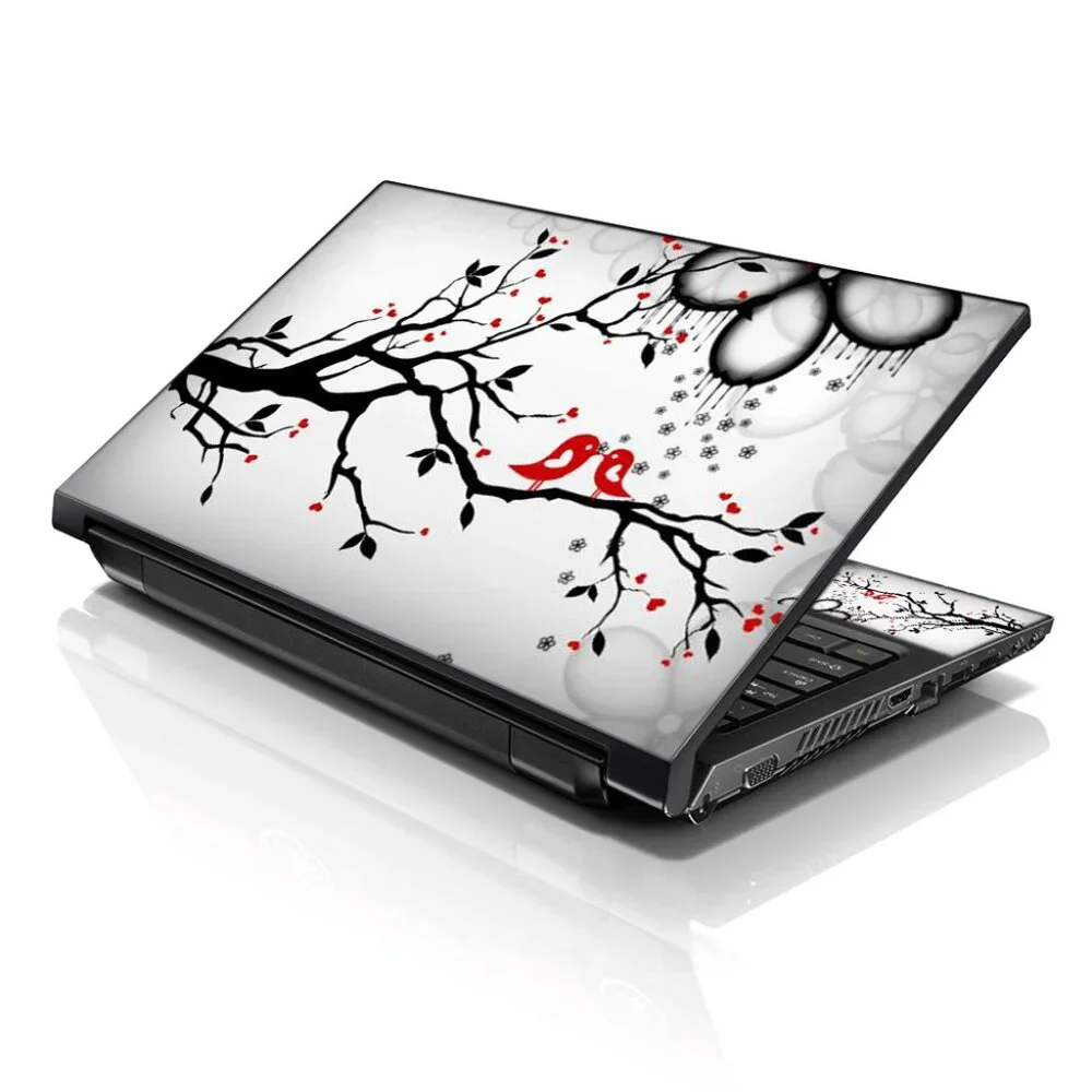 LSS 15.6 & 17.3 Inches Laptop Notebook Skin Sticker Decal-Lovebirds Eye Catching